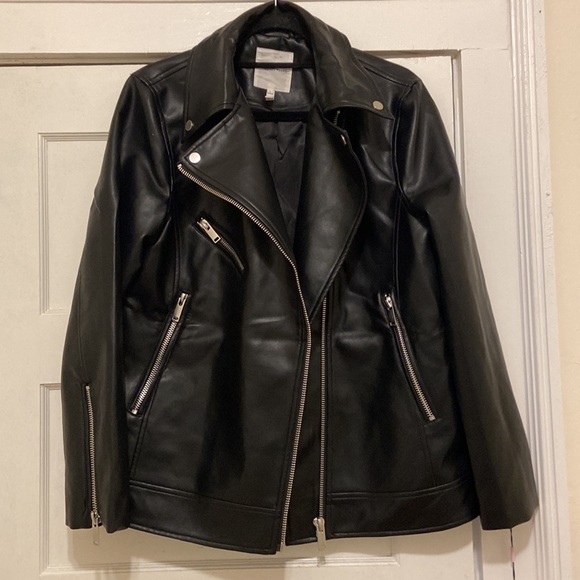 Avec Les Filles Faux Leather Jacket - Picture 7 of 10